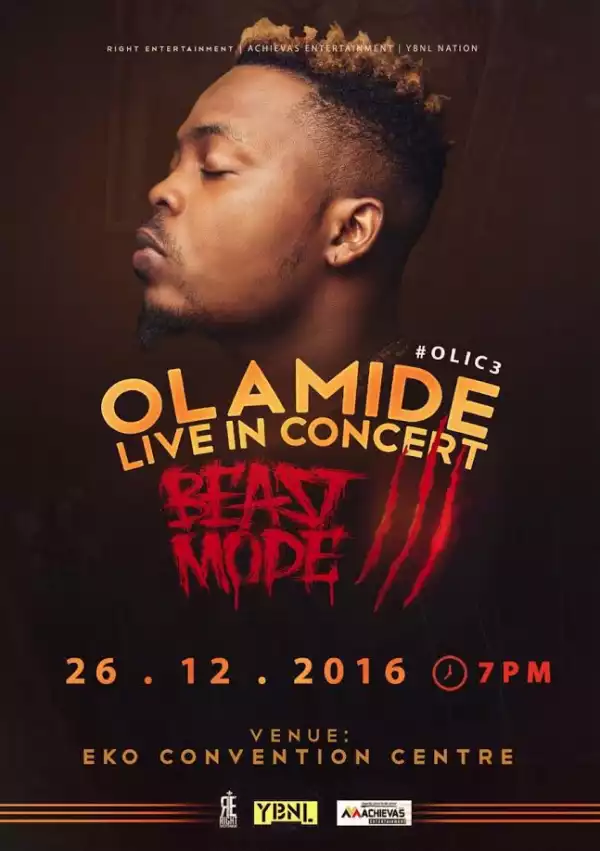 Olamide set to rock Lagos with the 3rd Edition of 